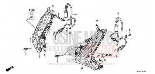 FRONT WINKER SH125ADE de 2014